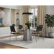 Dudley LED Black / Brass / Black Chandelier Ceiling Light